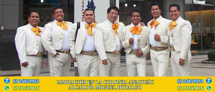 Mariachis en la colonia Anáhuac Miguel Hidalgo CDMX