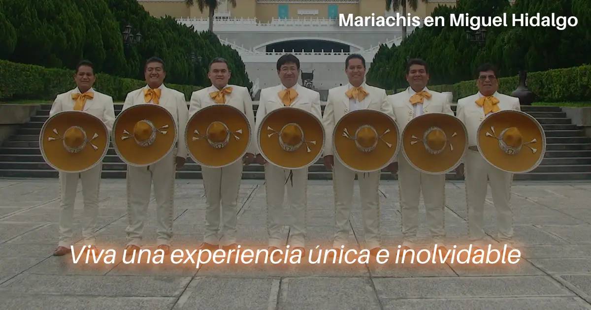 Mariachis en Miguel Hidalgo durante presentación internacional
